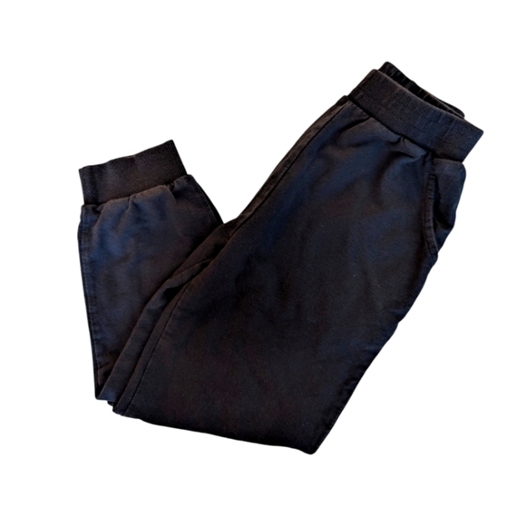 GFQLONG Boys Girls Cotton Active Jogger Sweatpants Kids Black Pants SZ 6-7 - Picture 4 of 5